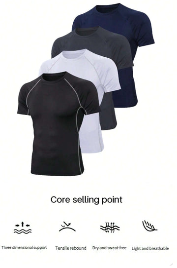 Men’s slim fit T-shirt - breathable and shape-enhancing - Shirtech