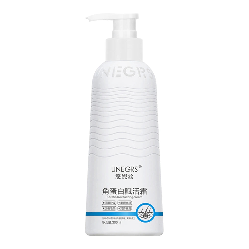 Women's Keratin Repair Cream - Total Frizz Control, Split End Repair and Intense Shine - KeratinMax