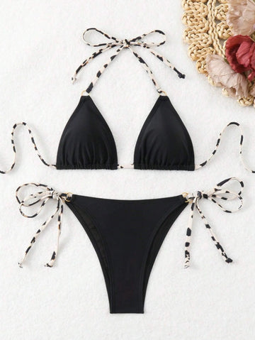Casual bikini for women - Adjustable waist, Soft and light fabric - Bikiny